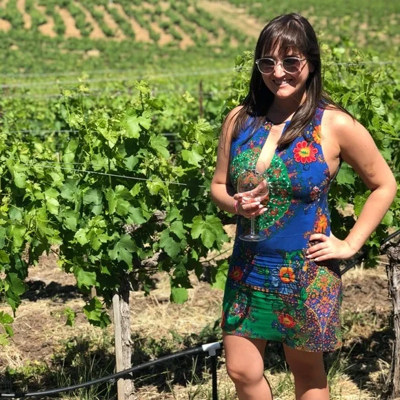 FARM Rio Blue Printed Mini Dress - Picture 3 of 3